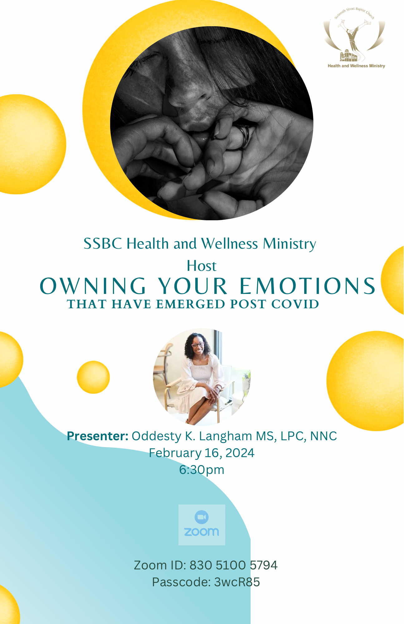 flyer for Owning Your Emotions That Have Emerged Post COVID